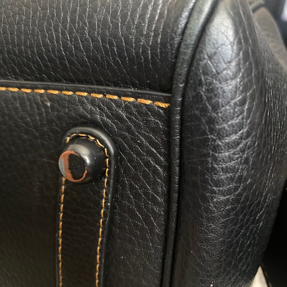 Coach Black Leather Rogue 1941 Satchel - Picture 10 of 16